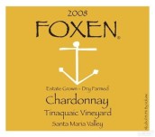 ?？松倌瓤送枅@霞多麗干白葡萄酒(Foxen Tinaquaic Vineyard Chardonnay, Santa Maria Valley, USA)