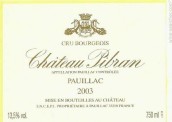 碧鉑古堡紅葡萄酒(Chateau Pibran, Pauillac, France)