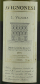 阿雯諾尼斯酒莊索維農(nóng)維尼奧拉白葡萄酒(Avignonesi Sauvignon Il Vignola, Tuscany, Italy)