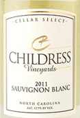 柴德里斯酒莊長(zhǎng)相思干白葡萄酒(Childress Sauvignon Blanc, North Carolina, USA)