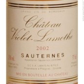 紫拉莫特酒莊甜葡萄酒(Chateau Violet-Lamothe, Sauternes, France)