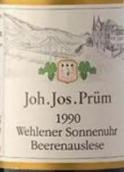 普朗溫勒內(nèi)日晷園雷司令逐粒精選甜白葡萄酒(Joh. Jos. Prum Wehlener Sonnenuhr Riesling Beerenauslese, Mosel, Germany)