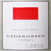 賽德格林酒莊長相思干白葡萄酒(Cedergreen Cellars Sauvignon Blanc, Columbia Valley, USA)