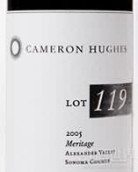 卡梅隆休斯119區(qū)梅里蒂奇干紅葡萄酒(Cameron Hughes Lot 119 Meritage, Sonoma County, USA)