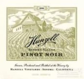 漢歇爾黑皮諾干紅葡萄酒(Hanzell Vineyards Pinot Noir, Sonoma Valley, USA)