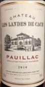 蘭德察赫酒莊紅葡萄酒(Chateau Les Landes de Cach, Pauillac, France)