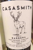 卡萨史密斯酒庄小鹿巴贝拉红葡萄酒(Casasmith Cervo Barbera, Wahluke Slope, USA)