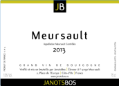 簡諾特-博斯默爾索干白葡萄酒(Domaine Janots-Bos Meursault, Cote de Beaune, France)