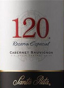 桑塔麗塔120特別珍藏赤霞珠干紅葡萄酒(Santa Rita 120 Reserva Especial Cabernet Sauvignon red, Maipo Valley, Chile)