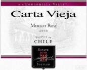 卡塔維嘉梅洛桃紅葡萄酒(Carta Vieja Merlot Rose, Loncomilla Valley, Chile)