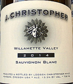 杰伊·克里斯托弗長相思干白葡萄酒(J. Christopher Wines Sauvignon Blanc, Willamette Valley, USA)