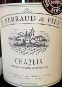 P.費(fèi)羅父子干紅葡萄酒(P. Ferraud & Fils, Chablis, France)