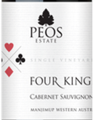 皮爾斯四天王赤霞珠紅葡萄酒(Peos Estate Wines Four Kings Cabernet Sauvignon, Manjimup, Australia)