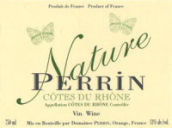 佩蘭天然羅納河紅葡萄混釀干紅葡萄酒(Perrin & Fils Nature Rhone-Style Red Blend, Rhone, France)