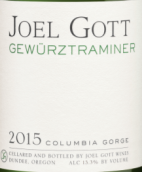 喬爾戈特酒莊峽谷瓊瑤漿白葡萄酒(Joel Gott Wines Gorge Gewurztraminer, Columbia Gorge, USA)