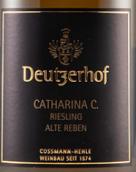 多策霍夫酒莊凱瑟琳雷司令老藤干白葡萄酒(Deutzerhof Catharina C. Riesling Alte Reben, Ahr, Germany)