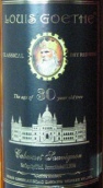 路易歌德30年樹齡赤霞珠干紅葡萄酒(Louis Goethe 30-Year-Old Vine Cabernet Sauvignon, Lulong, China)