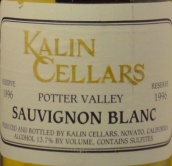 卡琳珍藏長(zhǎng)相思干白葡萄酒(Kalin Cellars Reserve Sauvignon Blanc, Potter Valley, USA)