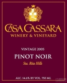 卡薩黑皮諾干紅葡萄酒(Casa Cassara Winery Pinot Noir, Sta Rita Hills, USA)