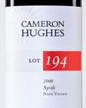 卡梅隆休斯194區(qū)西拉干紅葡萄酒(Cameron Hughes Lot 194 Syrah, Napa Valley, USA)