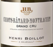 布瓦洛酒莊（克利特巴塔-蒙哈榭特級園）白葡萄酒(Domaine Henri Boillot, Criots-Batard-Montrachet Grand Cru, France)