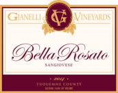 吉納利貝拉羅薩托桃紅葡萄酒(Gianelli Vineyards Bella Rosato, Tuolumne County, USA)