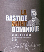 圣多米尼克于勒·罗榭博红葡萄酒(La Bastide Saint Dominique Jules Rochebonne, Cotes du Rhone, France)