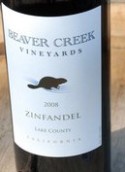 海狸溪仙粉黛干红葡萄酒(Beaver Creek Vineyards Zinfandel, Lake County, USA)