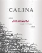 卡利納酒莊佳美娜紅葡萄酒(Calina Carmenere, Valle Central, Chile)