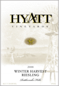 海厄特酒莊冬季采收雷司令冰白葡萄酒(Hyatt Vineyards  Winter Harvest Riesling, Rattlesnake Hills, USA)