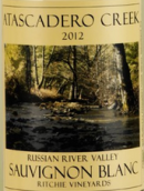 阿塔斯卡德羅溪里奇莊園長相思干白葡萄酒(Atascadero Creek Ritchie Vineyards Sauvignon Blanc, Russian River Valley, USA)