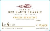 Domaine des Hauts Chassis Crozes-Hermitage Les Galets, Rhone, France