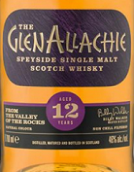 格里纳拉奇12年苏格兰单一麦芽威士忌(The GlenAllachie Aged 12 Years Single Malt Scotch Whisky, Speyside, UK)