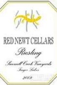 Red Newt Cellars Sawmill Creek Vineyards Riesling, Finger Lakes, USA