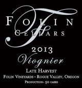 福林酒莊晚收維歐尼干白葡萄酒(Folin Cellars Late Harvest Viognier, Rogue Valley, USA)