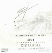 弗雷生物動力仙粉黛干紅葡萄酒(Frey Vineyards Biodynamic Zinfandel, Redwood Valley, USA)