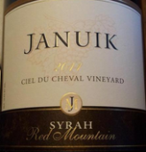 杰克尼天空馬園西拉干紅葡萄酒(Januik Ciel Du Cheval Vineyard Syrah, Red Mountain, USA)