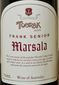 圖拉克酒莊老弗蘭克馬沙拉加強(qiáng)酒(Toorak Winery Frank Senior Marsala, Italy)