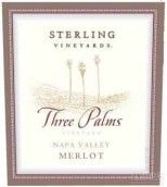 思令酒莊三個手掌園梅洛干紅葡萄酒(Sterling Vineyards Three Palms Vineyard Merlot, Napa Valley, USA)