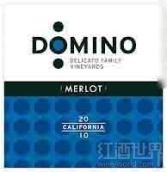 德利卡多米諾梅洛干紅葡萄酒(Delicato Family Vineyards Domino Merlot, California, USA)