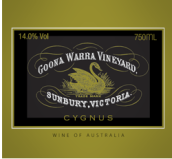 古娜沃拉酒莊黑天鵝紅葡萄酒(Goona Warra Vineyard Cygnus, Sunbury, Australia)