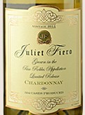 JJ朱麗葉菲羅霞多麗干白葡萄酒(J&J Juliet Fiero Chardonnay, California, USA)