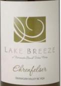 湖風(fēng)酒莊菲爾斯干白葡萄酒(Lake Breeze Ehrenfelser,Okanagan Valley, Canada)