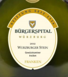 圣灵斯泰因精选琼瑶浆干白葡萄酒(Burgerspital zum Heiligen Geist Wurzburger Stein Gewurztraminer Qualitatswein trocken, Franken, Germany)