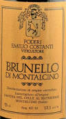 康斯坦酒莊布魯奈羅珍藏紅葡萄酒(Conti Costanti Brunello di Montalcino Riserva DOCG, Tuscany, Italy)