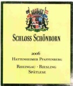 勛彭發(fā)芳山園雷司令遲摘白葡萄酒(Schloss Schonborn Hattenheimer Pfaffenberg Riesling Spatlese Trocken, Rheingau, Germany)