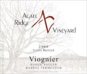 瑪瑙谷維歐尼白葡萄酒（橡木桶發(fā)酵）(Agate Ridge Barrel Fermented Viognier, Rogue Valley, USA)