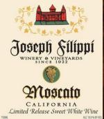 約瑟夫·菲力比酒莊莫斯卡托干白葡萄酒(Joseph Filippi Winery & Vineyards Moscato, California, USA)