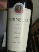 特恩布爾納帕谷梅洛干紅葡萄酒(Turnbull Wine Cellars Merlot, Napa Valley, USA)