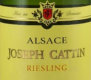 約瑟夫卡丁雷司令白葡萄酒(Joseph Cattin Riesling, Alsace, France)